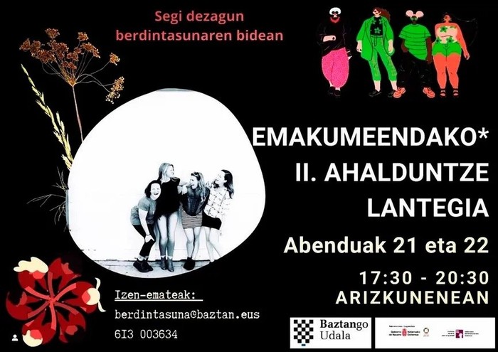 Emakumeendako II. Ahalduntze tailerra Elizondon