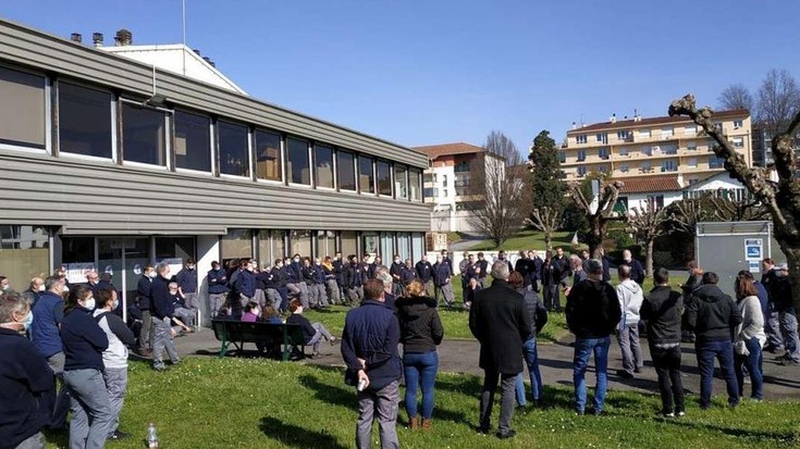 Bero dabil hotzgailu industrialen Hendaiako EPTA-France lantegia
