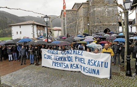 #FreePabloGonzalez elkarteak euskal herritarren sustengua galdegin du